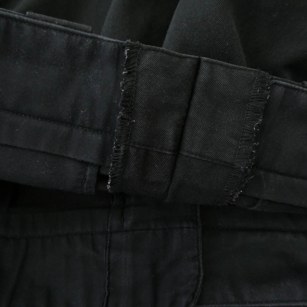 COMOLI コモリ 24SS Z01-03017 ポストワークツイルパンツ ブラック系 2【中古】
