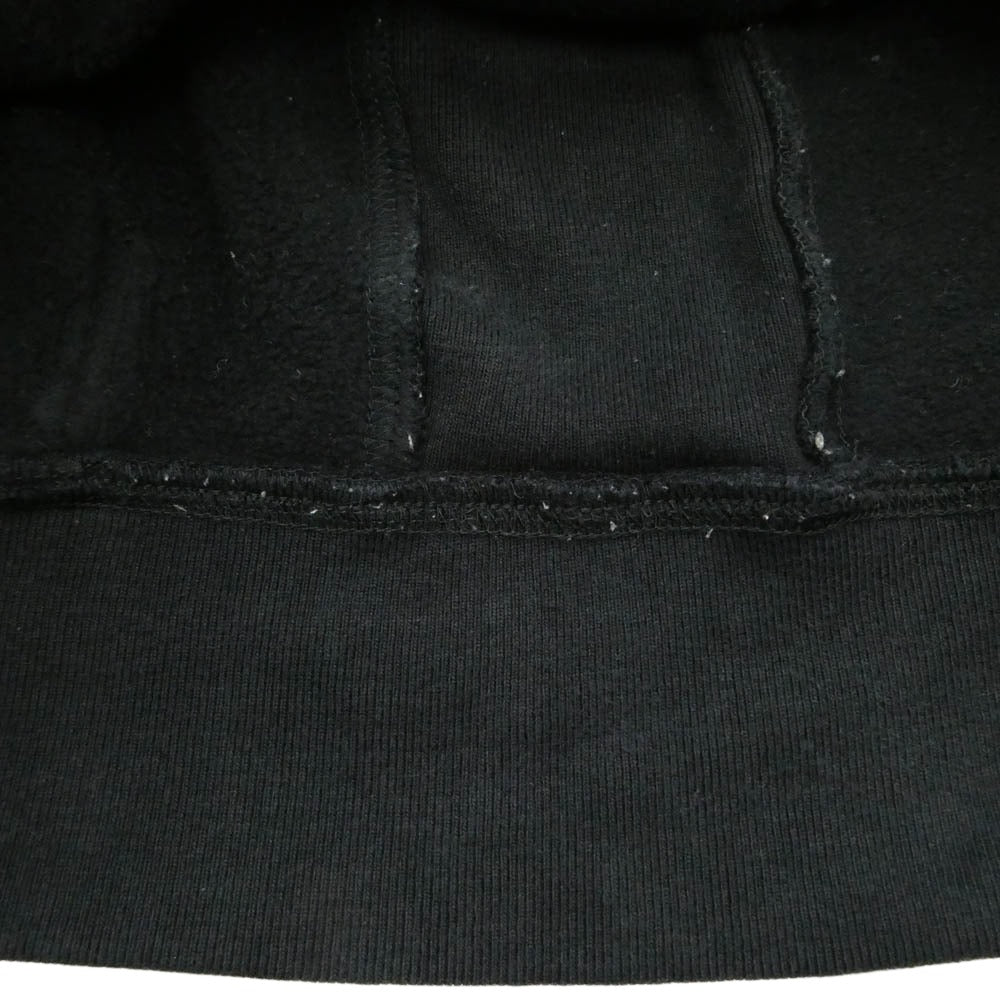 STUSSY ステューシー ストック ロゴ プリント プルオーバー スウェット パーカー ブラック系 サイズ表記無し【中古】