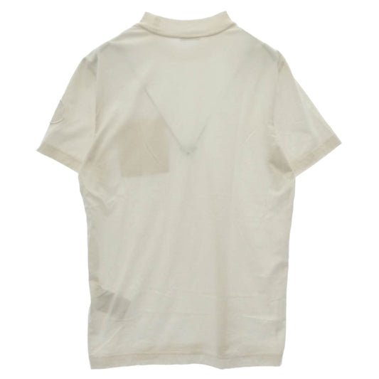 MONCLER モンクレール 23AW I20918C00050 89AA2 SS T-SHIRT ポケットロゴ 刺繍 ショルダーワッペン 半袖 Tシャツ TEE ホワイト系 XS【中古】