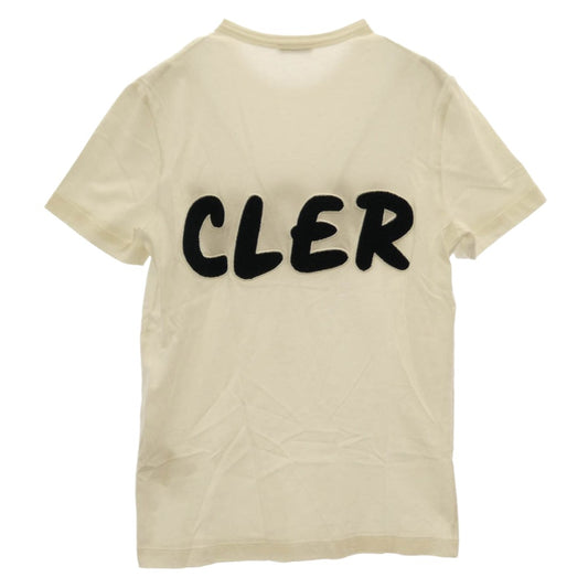 MONCLER モンクレール 20SS F10918C72810 8390T MAGLIA T-SHIRT ロゴ ワッペン 半袖 Tシャツ TEE ホワイト系 S【中古】
