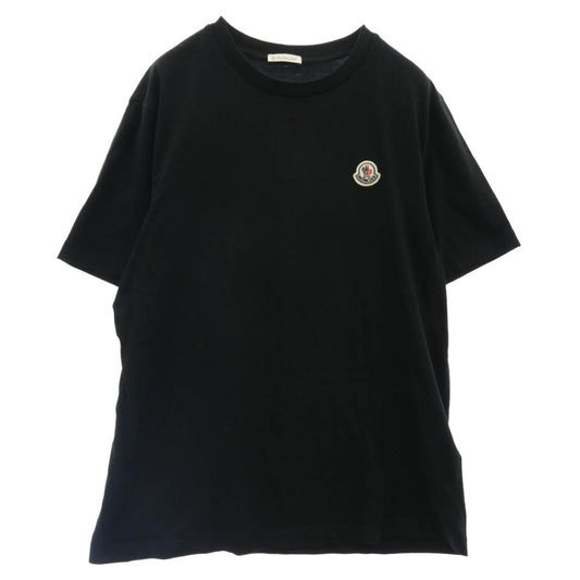 MONCLER モンクレール 21AW G20918C00040 829H8 ロゴワッペン付 バック アニメ ベロア プリント 半袖 Tシャツ TEE ブラック系 M【中古】