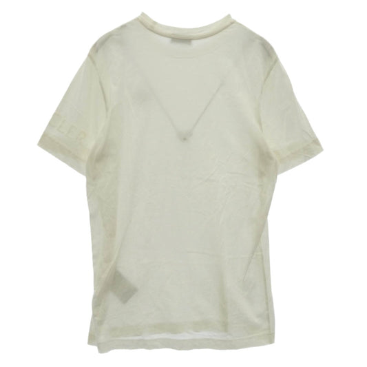 MONCLER モンクレール 25AW K20918C00039 89AYW SS T-SHIRT ラバー ロゴ ワッペン 半袖 Tシャツ TEE ホワイト系 S【中古】