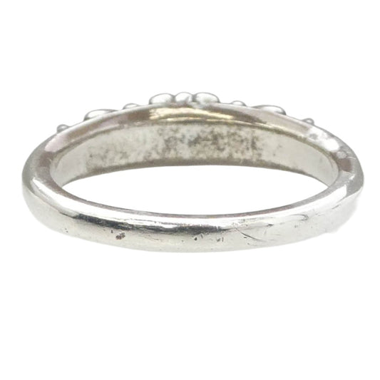 CHROME HEARTS クロムハーツ(原本無) BABY CLASSIC ベイビークラシック フローラルクロスリング シルバー系 約23.5号【中古】