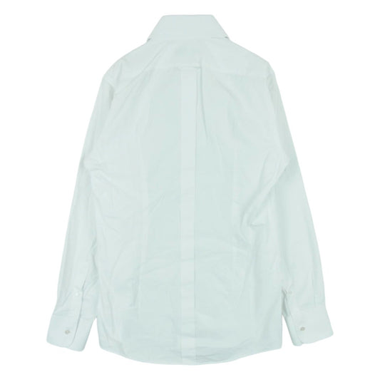 DOLCE&GABBANA ドルチェアンドガッバーナ 長袖 ドレス シャツ 15.5 コットン イタリア製 ホワイト系 39【中古】