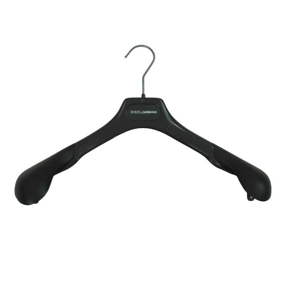 DOLCE&GABBANA ドルチェアンドガッバーナ ピークドラペル ストライプ 1B シングル テーラード ジャケット ブラック系 46【中古】