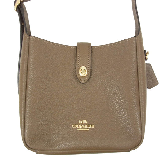 COACH コーチ CAL60 ハドリー コンバーチブル ショルダーバッグ クロスボディ バッグ レザーバッグ ブラウン系【中古】