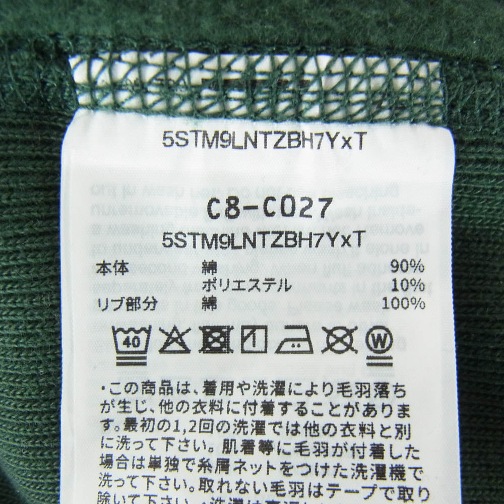 メルセデスアンカーインク ×Champion チャンピオン REVERSE WEAVE CREW SWEAT リバースウィーブスウェット トレーナー グリーン系 L【中古】