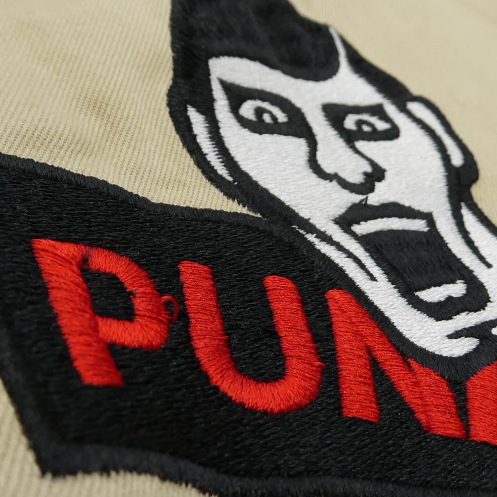 PUNK DRUNKERS パンクドランカーズ PDS-19200-2 地球つなぎ ロゴ刺繍 コンバーチブル オールインワン ジャンプスーツ ベージュ系 L【中古】
