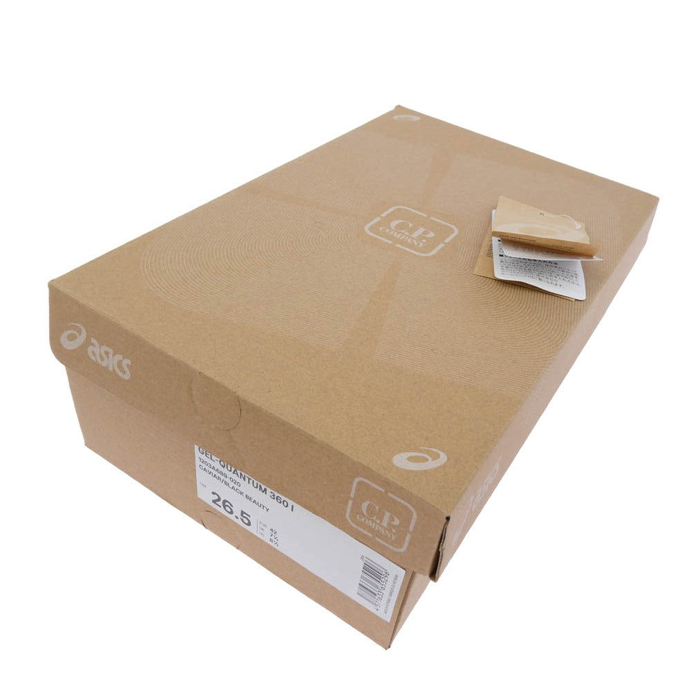 C.P.Company シーピーカンパニー 1203A689-020 Asics Gel-Quantum 360 1 アシックス ゲルクォンタム キャビア ブラックビューティー スニーカー ブラック系 26.5cm【中古】