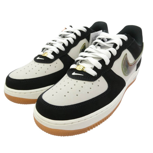 NIKE ナイキ HQ1967-100 AIR FORCE 1 LOW RETRO エアフォースワン 1 ロー レトロ スニーカー ホワイト系 ブラック系 26【極上美品】【中古】
