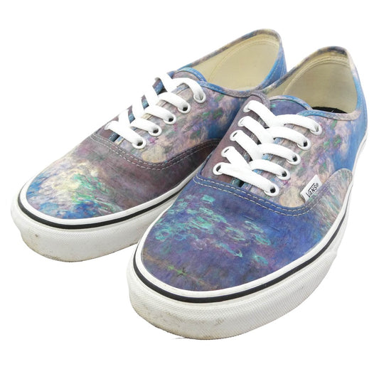 VANS バンズ VN0A2Z5I18H ×MoMa モマ Authentic オーセンティック ローカット スニーカー ブルー系 28cm【中古】