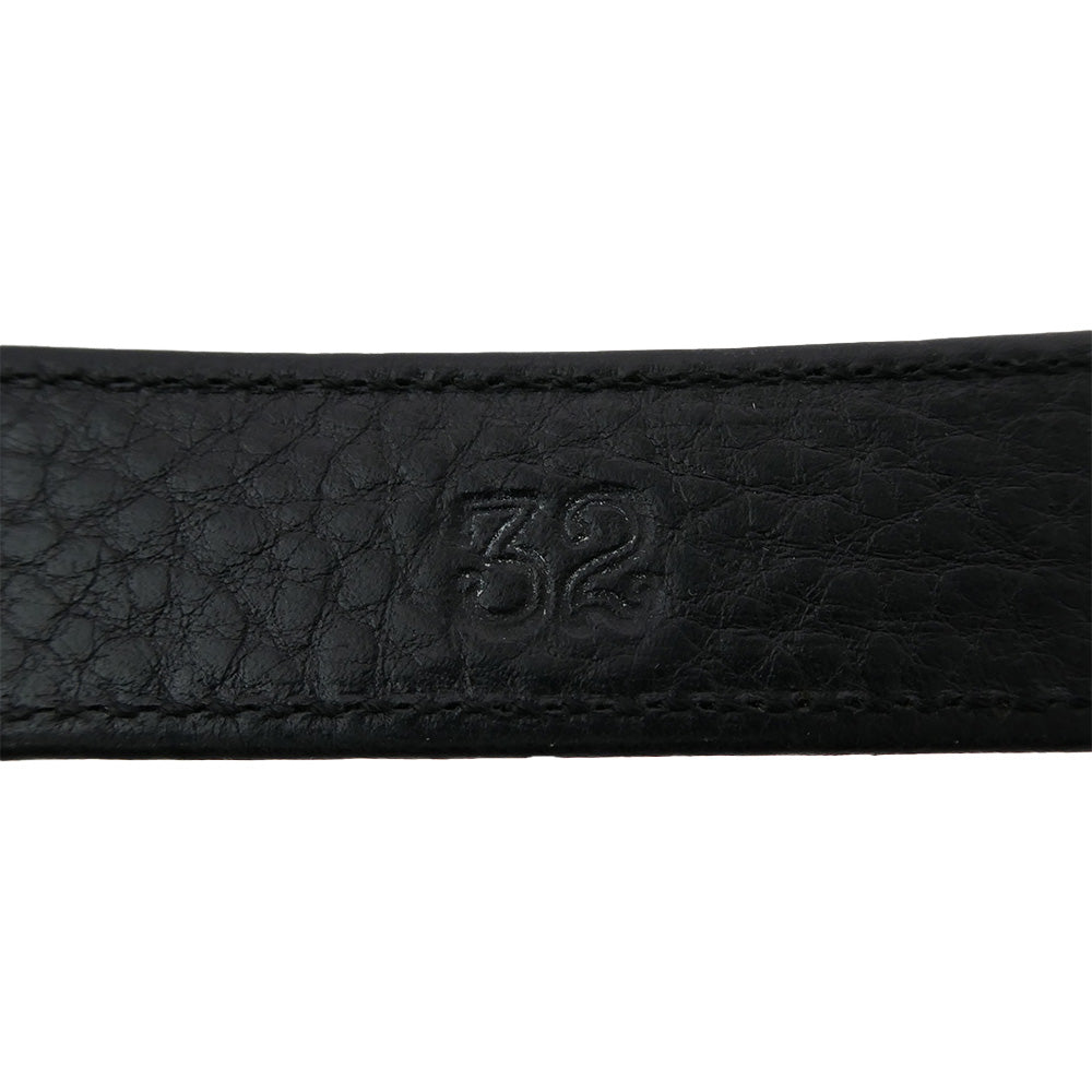 CHROME HEARTS クロムハーツ(原本無) BLT GUNSLINGER 1.0 ガンスリンガー 1.0 レザー ベルト ブラック系 シルバー系【中古】