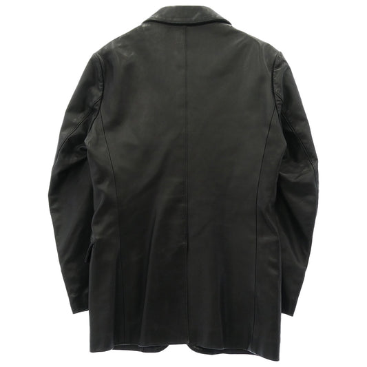 CHROME HEARTS クロムハーツ(原本無) 3B テーラード レザー ジャケット ブラック系 S【中古】