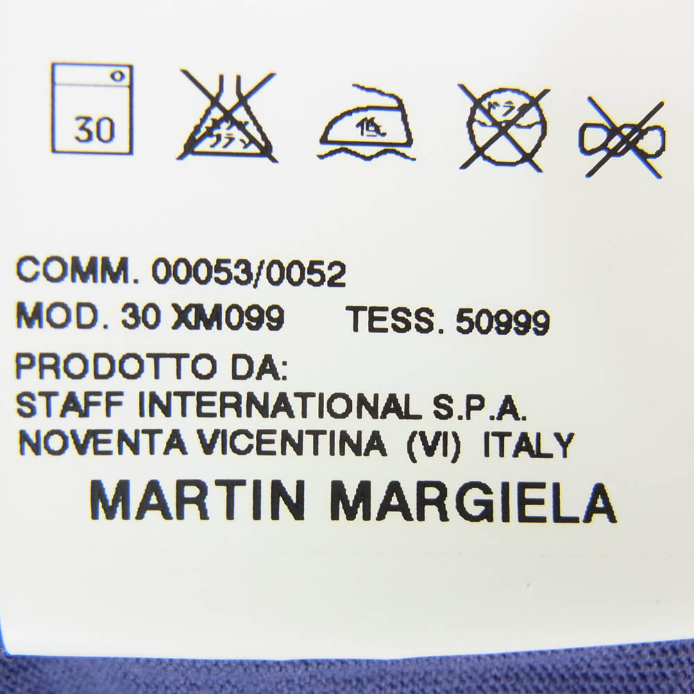 MARTIN MARGIELA マルタンマルジェラ 30 XM099 ここのえタグ AIDS TEE エイズ Tシャツ 半袖 パープル系 M【中古】