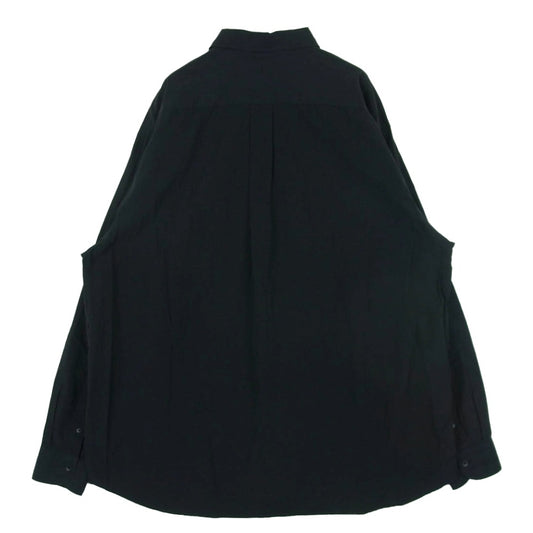 COMOLI コモリ 23SS X01-02001 コモリシャツ コットン 長袖 シャツ レギュラーカラーシャツ ダークネイビー系 2【中古】