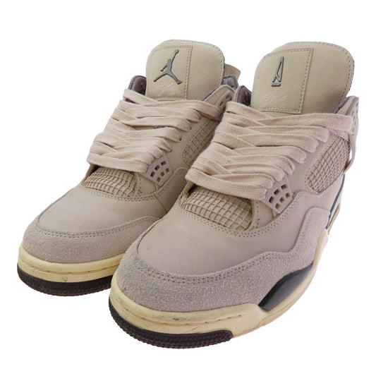 NIKE ナイキ FZ4810-200 × A Ma Maniere アママニエール Women's Air Jordan 4 Retro OG SP Fossil Stone WYWS AJ4 ウィメンズ エアジョーダン スニーカー ベージュ系 27cm【中古】