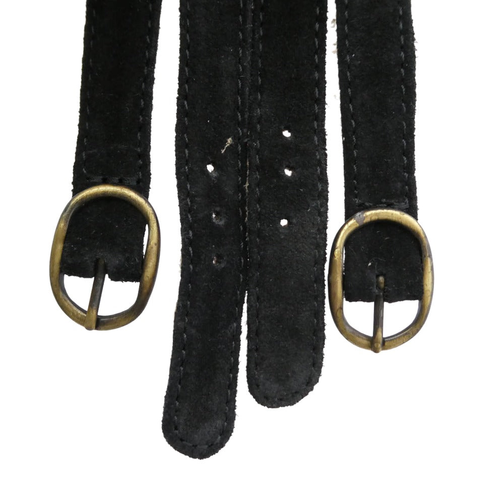 A.P.C. アーペーセー Tストラップ パンプス ヒール ブラック系 36【中古】