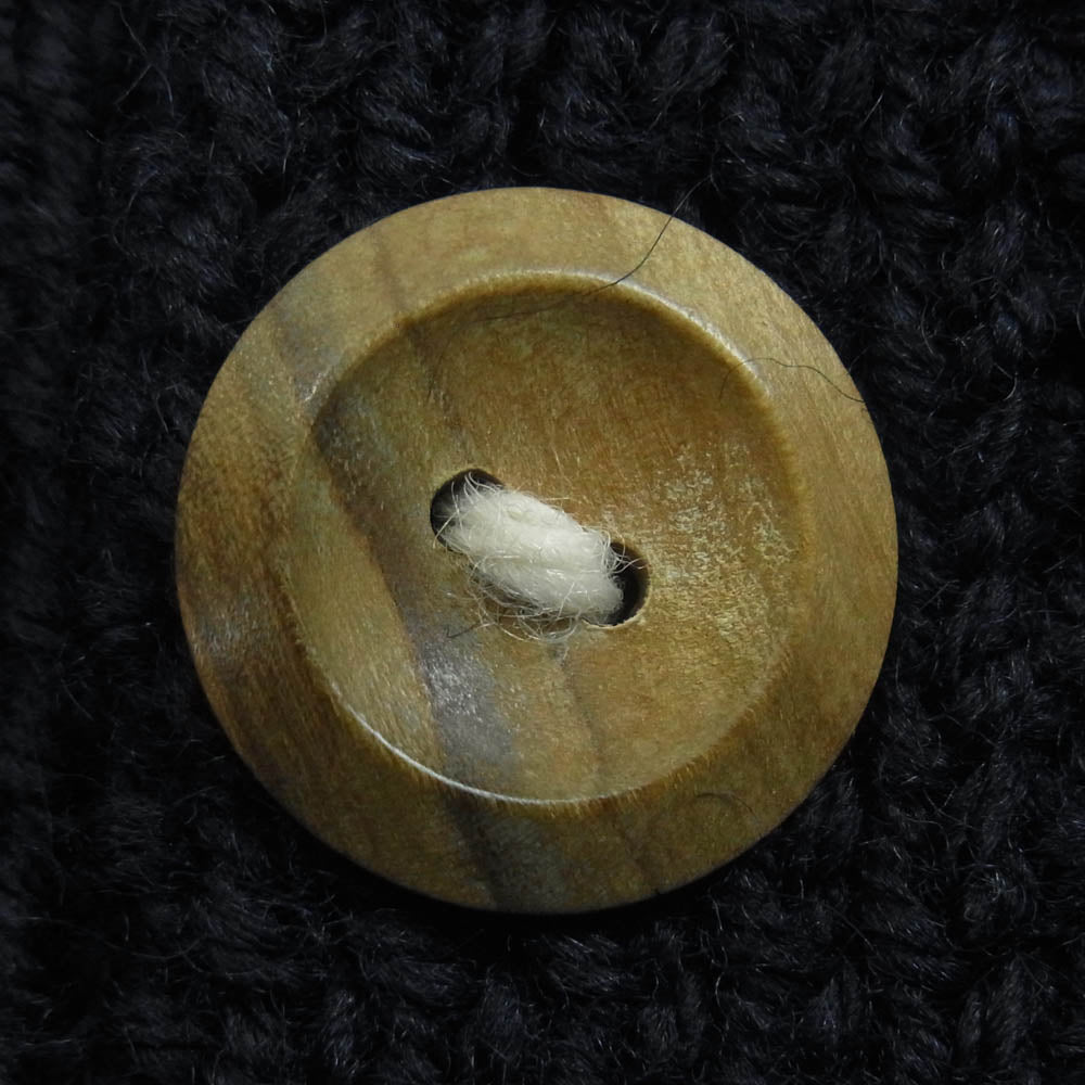INVERALLAN インバーアラン 茶タグ 3A LUMBER CARDIGAN ランバー アラン ニット カーディガン ダークネイビー系 サイズ表記なし【中古】