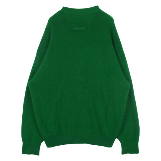 ssstein シュタイン ST.531 Extra Fine Kid Mohair Cardigan エクストラファインキッド モヘア ニット カーディガン グリーン系 S【中古】