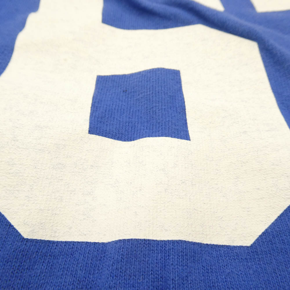 Champion チャンピオン CO-006C × STANDARD CALIFORNIA スタンダードカリフォルニア 7分丈 フットボールTシャツ カットソー ブルー ブルー系 S【中古】