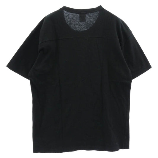 WACKO MARIA ワコマリア GUILTY PARTIES FOOTBALL T-SHIRT ナンバリング フットボール Tシャツ 半袖カットソー ブラック系 S【中古】
