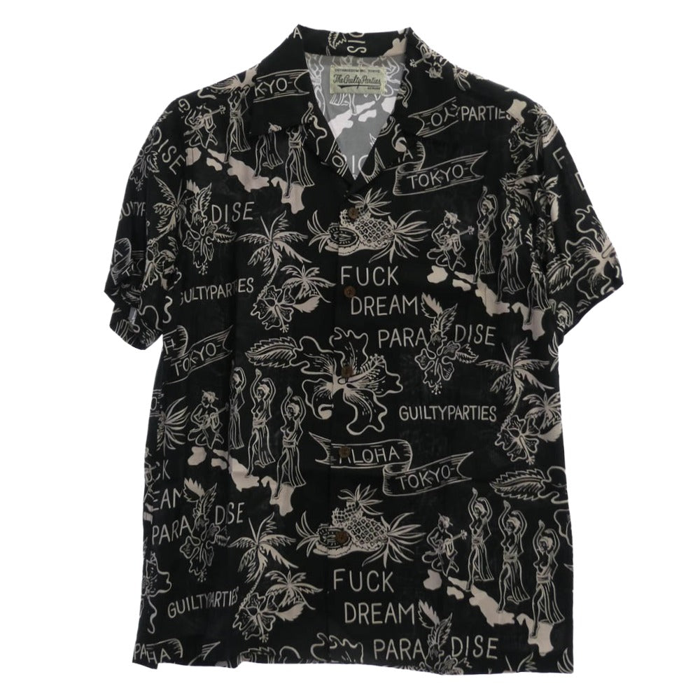WACKO MARIA ワコマリア 17SS FUCK DREAM PARADISE 半袖 アロハ シャツ 