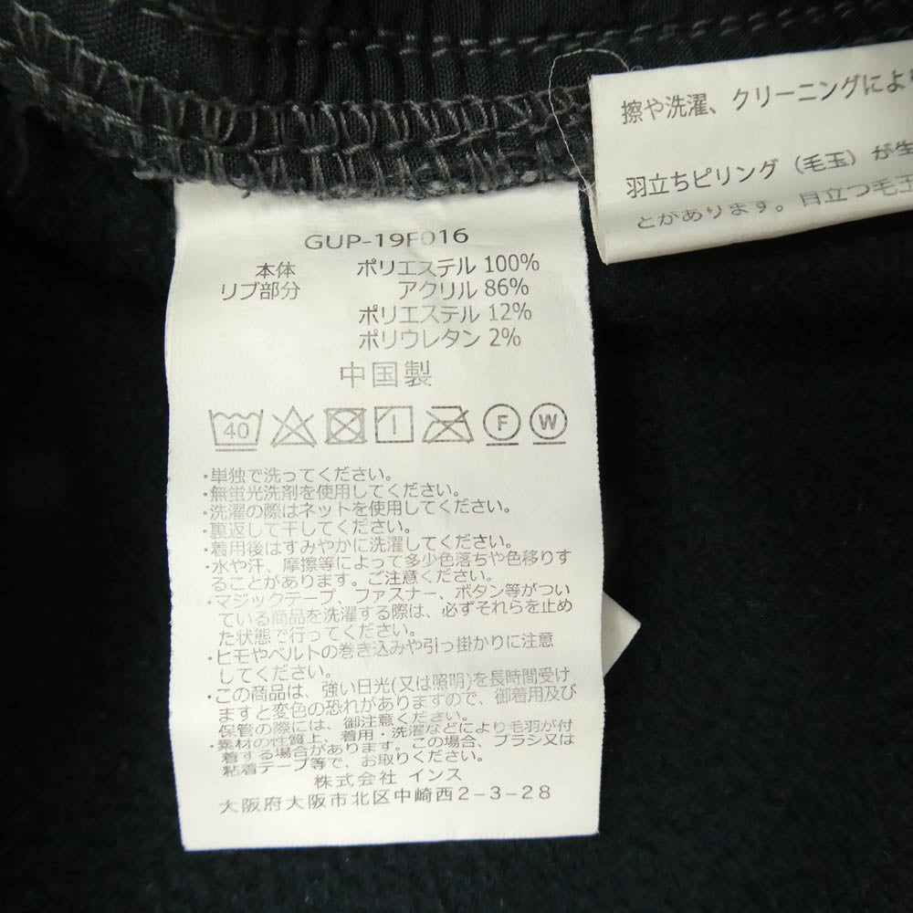 Gramicci グラミチ GUP-19F016 BONDING KNIT FLEECE NARROW RIB PANTS ボンディング ニット フリース ナロー リブ パンツ グレー系 M ASIA L【中古】