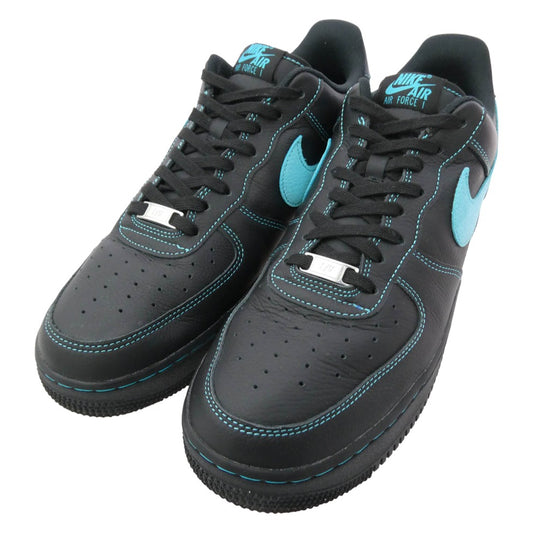 NIKE ナイキ HQ2037-002 Air Force 1 Low スニーカー ブラック系 ライトブルー系 30cm【中古】