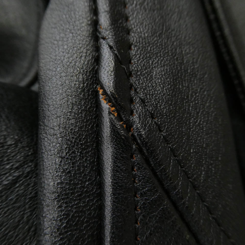 DAPPER'S ダッパーズ LOT1516 茶芯 30s Style Leather Sports Jacket レザー スポーツ ジャケット ブラック系 38【美品】【中古】