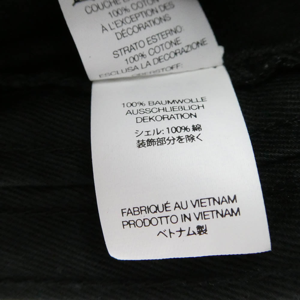 Supreme シュプリーム 25SS Military camp cap ミリタリー キャンプ キャップ ブラック ブラック系 ホワイト系【中古】