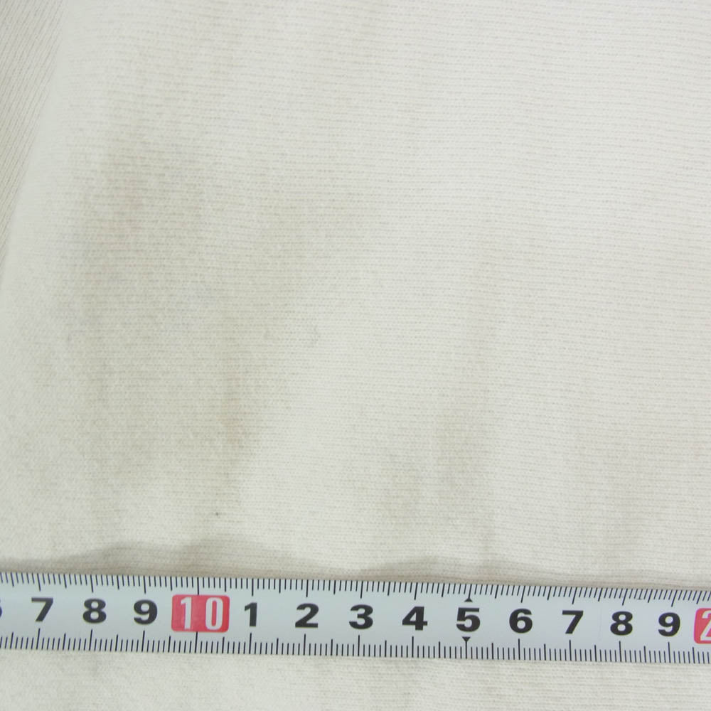 Champion チャンピオン 90s 刺繍タグ 二重襟 クルーネック 長袖 スウェット ホワイト系 XL【中古】