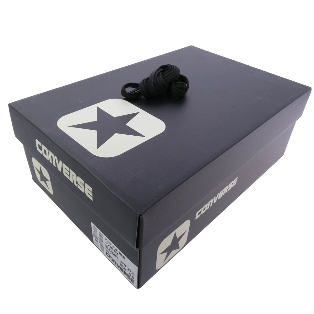 CONVERSE コンバース Pro Leather J VTG OX 50th Anniversary ブラック系 グレー系 27.5cm【極上美品】【中古】
