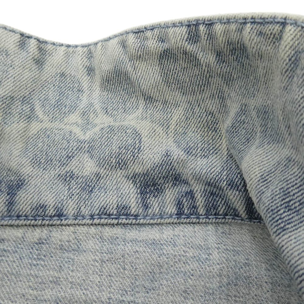 COACH コーチ 1902-11695 シグネチャープリント デニムジャケット ライトブルー系 サイズ表記無し【中古】
