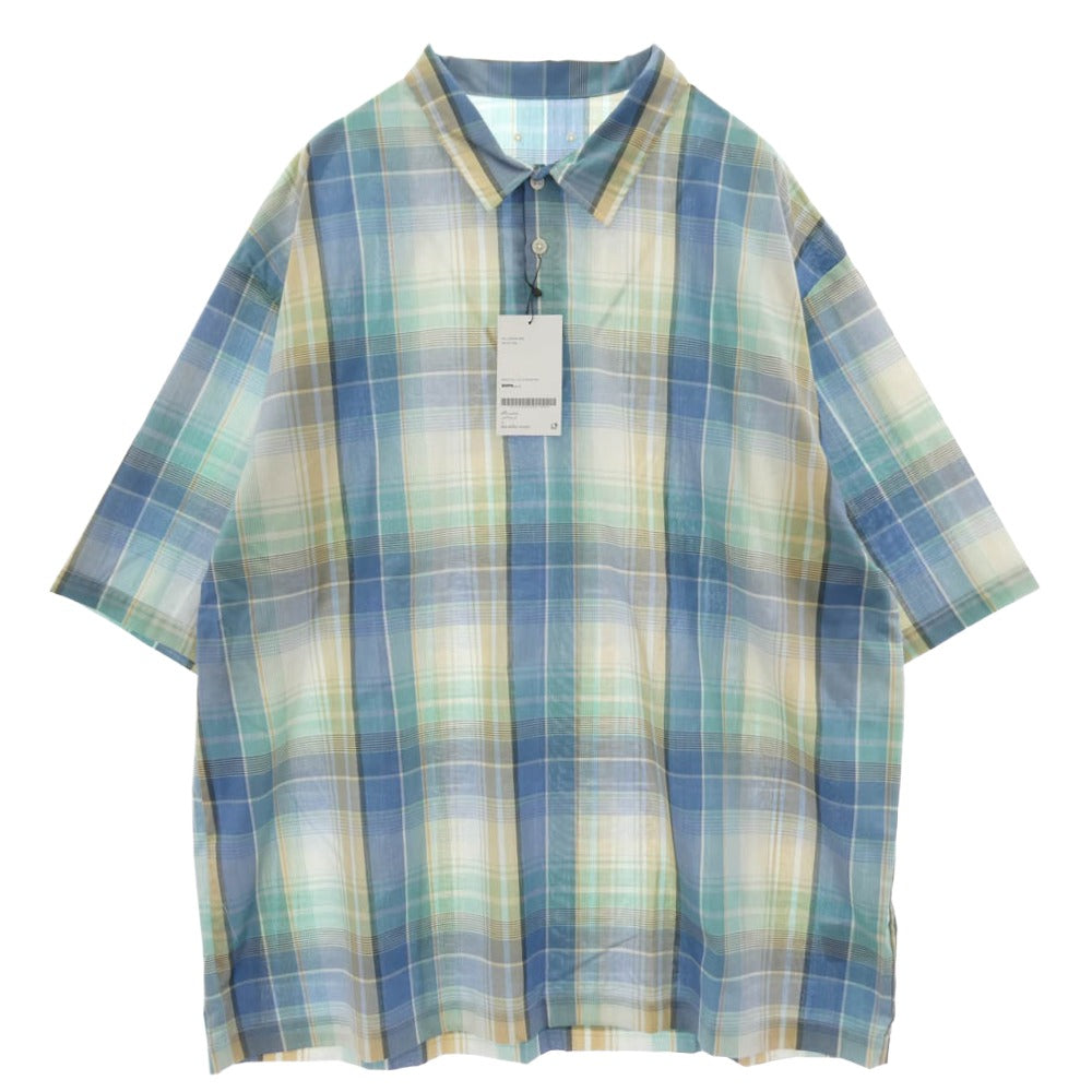 SOPHNET. ソフネット SOPH-240033 S/S PULLOVER SHIRT 半袖 プルオーバー シャツ ライトブルー系 XL【美品】【中古】 SOPHNET. ソフネット SOPH-240033 S/S PULLOVER SHIRT 半袖 プル