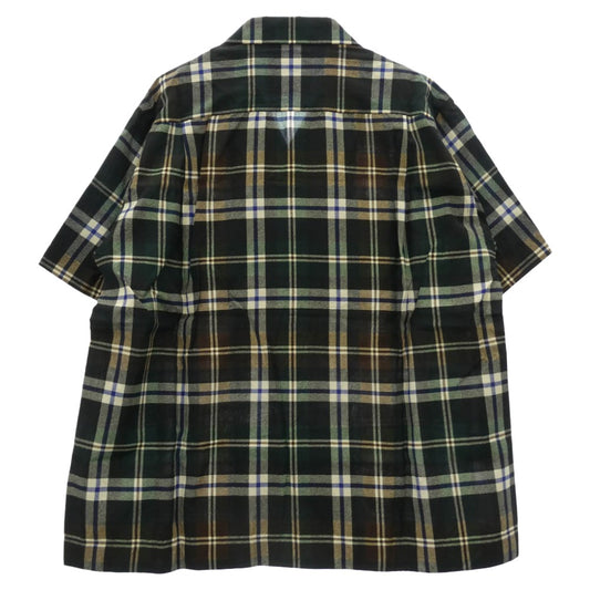 Sacai サカイ 25SS 25-03727M Plaid Print Shirt チェック プリント オープンカラー 開襟 半袖 シャツ マルチカラー系 2【中古】