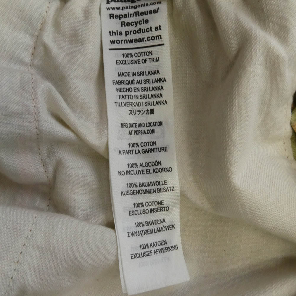 patagonia パタゴニア 25SS 57145 M's Funhoggers Shorts メンズ ファンホッガーズ ショーツ ハーフ ショート パンツ 6インチ グリーン系 L【中古】