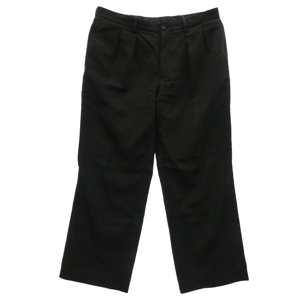 ISSEY MIYAKE イッセイミヤケ ウール タック スラックス パンツ ブラック系 4【中古】 6e05255ag0008iac1-1.jpg?v=