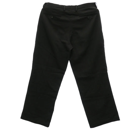 ISSEY MIYAKE イッセイミヤケ ウール タック スラックス パンツ ブラック系 4【中古】