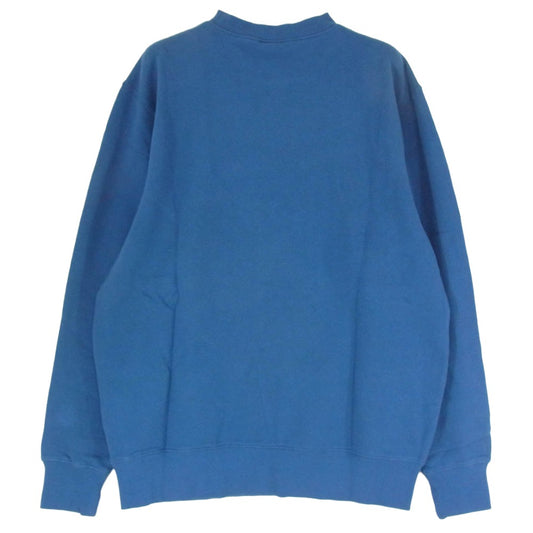 Champion チャンピオン C3-G015 トリコタグ復刻 PORTLAND CC カレッジプリント クルー スウェット ブルー系 L【新古品】【未使用】【中古】