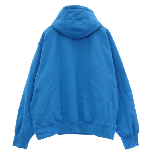 Supreme シュプリーム 25AW Box Logo Hooded Sweatshirt Cyan ボックスロゴ フーデッド スウェットシャツ プルオーバー パーカー ライトブルー系 L【中古】