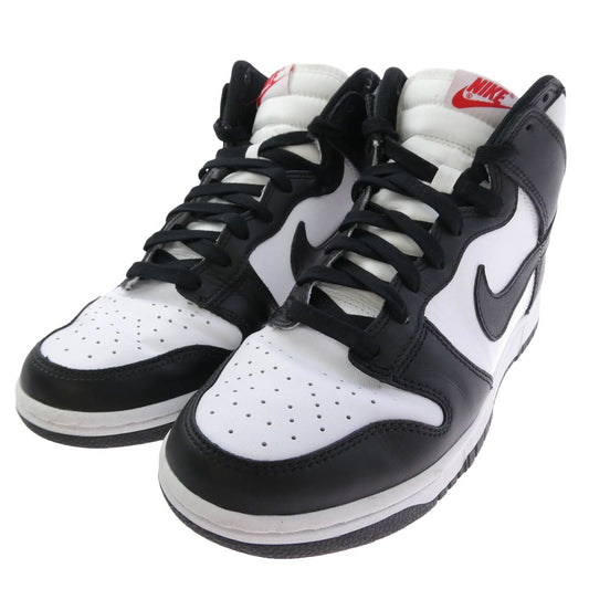NIKE ナイキ DD1399-103 Dunk High Black and White ダンク ハイ ブラック アンド ホワイト ハイカット スニーカー ブラック系 ホワイト系 26cm【中古】