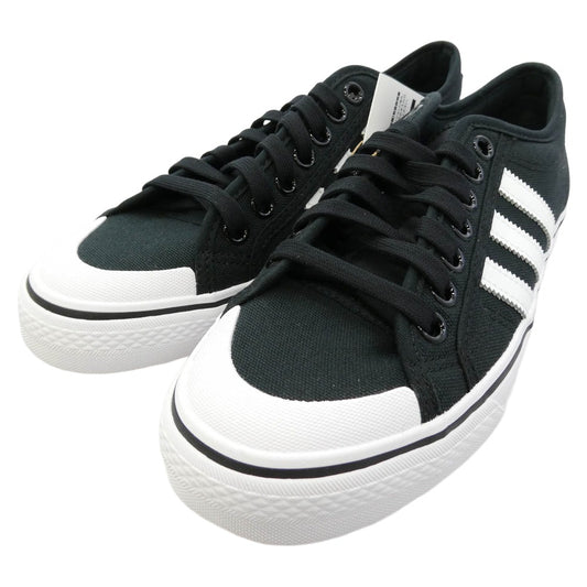 adidas アディダス CQ2332 NIZZA ニッツァ ローカット スニーカー ブラック系 26cm【新古品】【未使用】【中古】