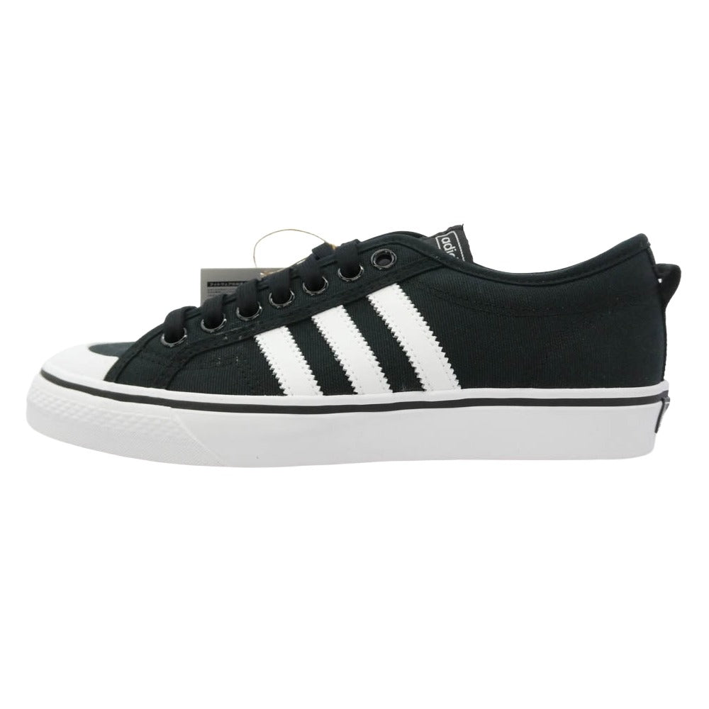 STONE  ブラック adidas アディダス NIZZA ニッツァ ローカット スニーカー ブラック系