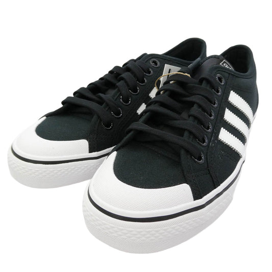 adidas アディダス NIZZA ニッツァ ローカット スニーカー ブラック系 26cm【新古品】【未使用】【中古】