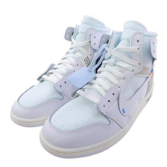 NIKE ナイキ AA3834-100 【フェイクバスターズ鑑定済】Virgil Abloh Archive V.A.A. Air Jordan 1 Retro High OG Alaska ヴァージルアブロー エアジョーダン1 レトロ ハイ OG アラスカ ハイカット スニーカー ホワイト系 ライトブルー系 28cm【新古品】【未使用】【中古】