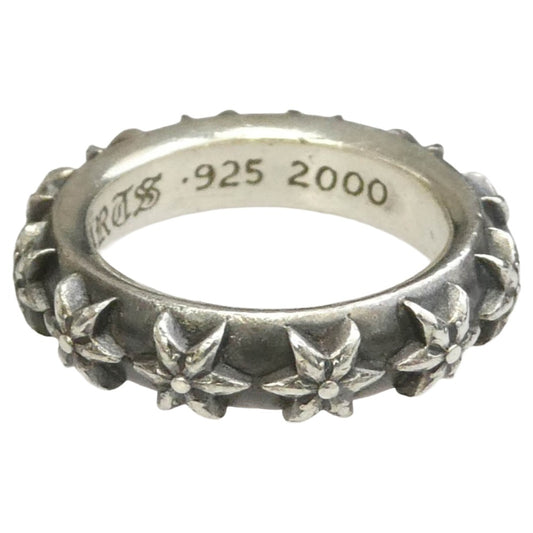 CHROME HEARTS クロムハーツ(原本無) STAR BAND スターバンド リング シルバー系 20号【中古】