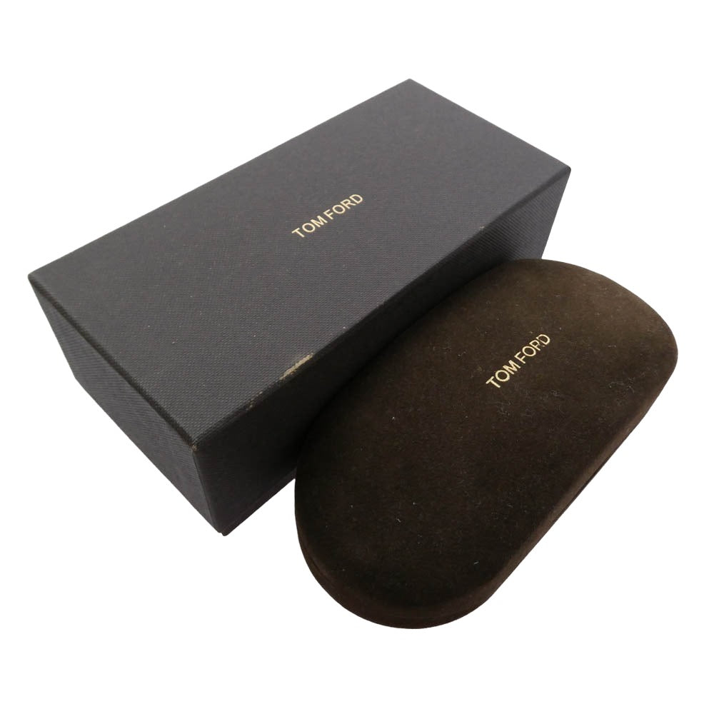TOM FORD トムフォード MAGNUS TF193 マグナス ブリッジ サングラス アイウェア ブラウン系 ゴールド系 61□11 135【中古】