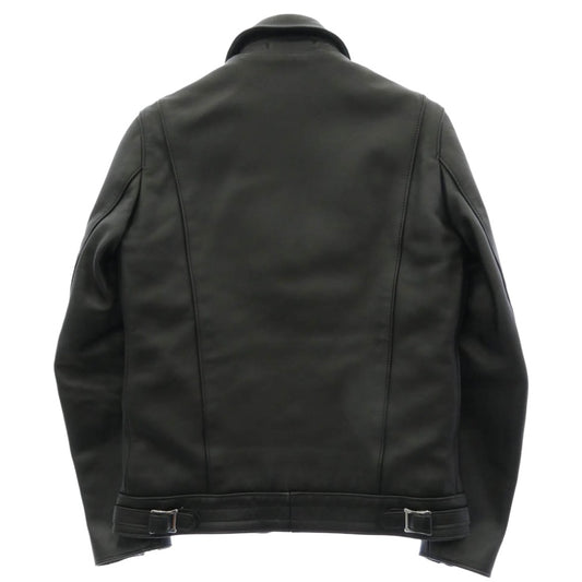 Lewis Leathers ルイスレザー 441T CYCLONE TIGHT FIT サイクロン タイトフィット レザー ダブルライダース ジャケット ブラック系 36【美品】【中古】