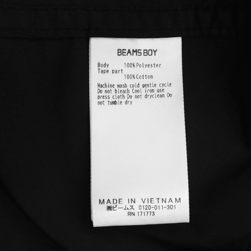 BEAMS BOY ビームスボーイ 13-19-0094-120 ソロテックス M-65 フィッシュテールパーカー モッズコート ブラック系 1【美品】【中古】