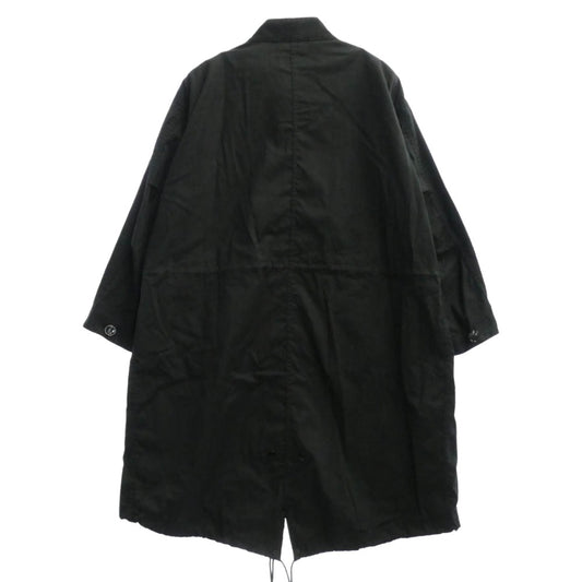 HYKE ハイク 17461-0103 N/C TYPE M-65 FIELD COAT コットンナイロンオックスフォード モッズコート ブラック系 3【美品】【中古】